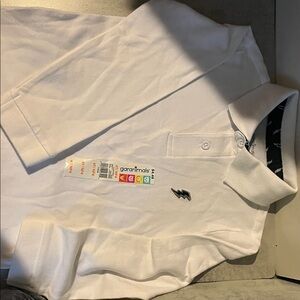 Garanimals White Polo Shirt with Logo